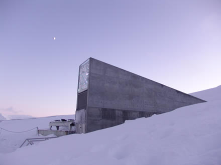 Entrance to the Global Seed Vault, Svalbard