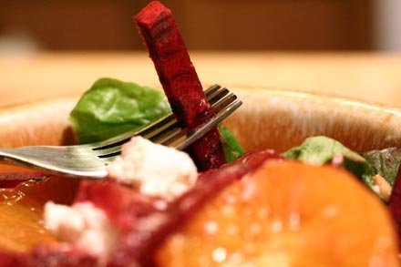 beet-on-fork