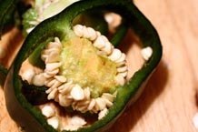 poblano-slices