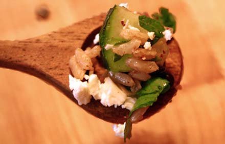 lentil-salad-on-spoon