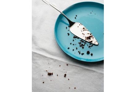 black bean brownie crumbs