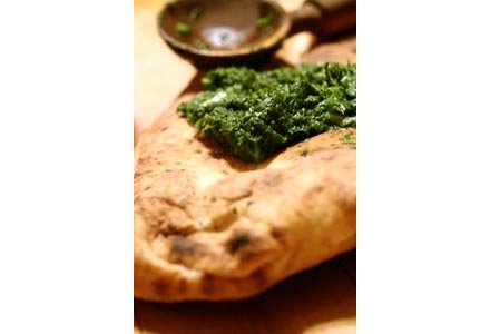 naan ginger mint chutney