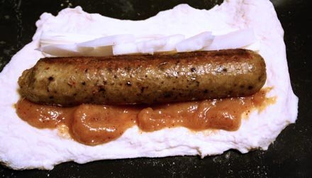 sausage in dough